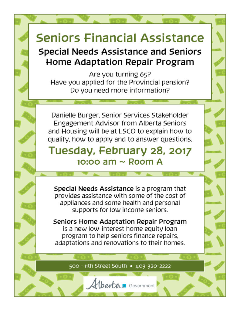 Seniors Financial Assistance Lethbridge Senior Citizens Organization   Seniors Financial Assistance 791x1024 