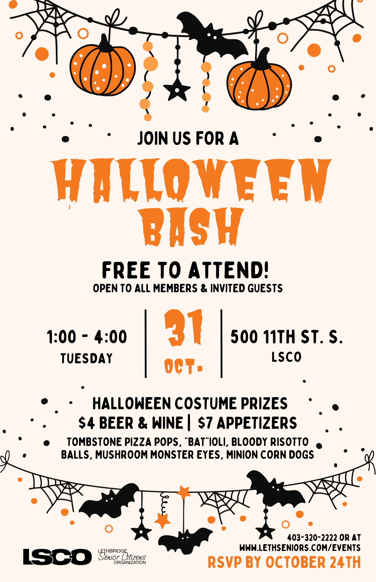 Halloween Party Poster Final
