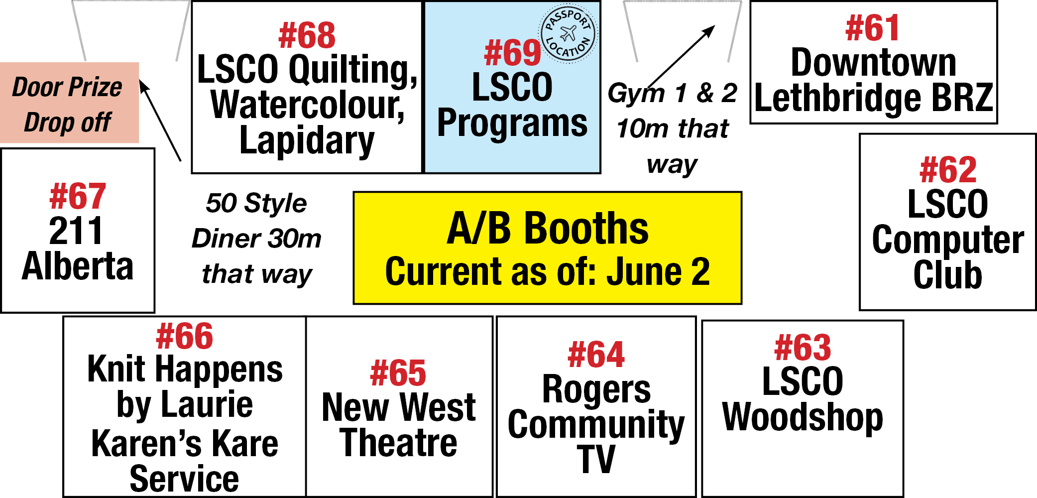 2025 Floor Plan Booths AB 06-02 2025 Floor Plan Booths AB 06-02