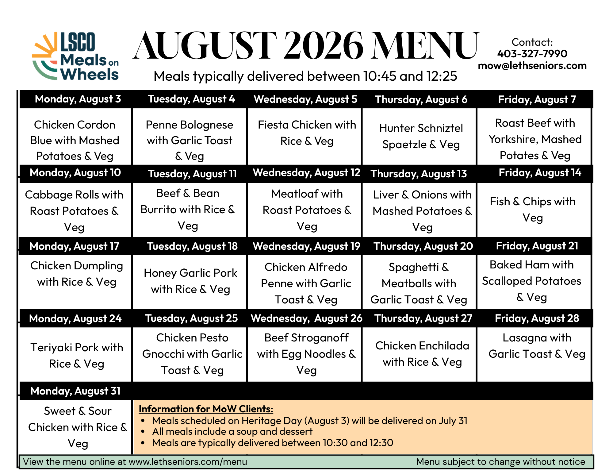 MoW Menus (2)